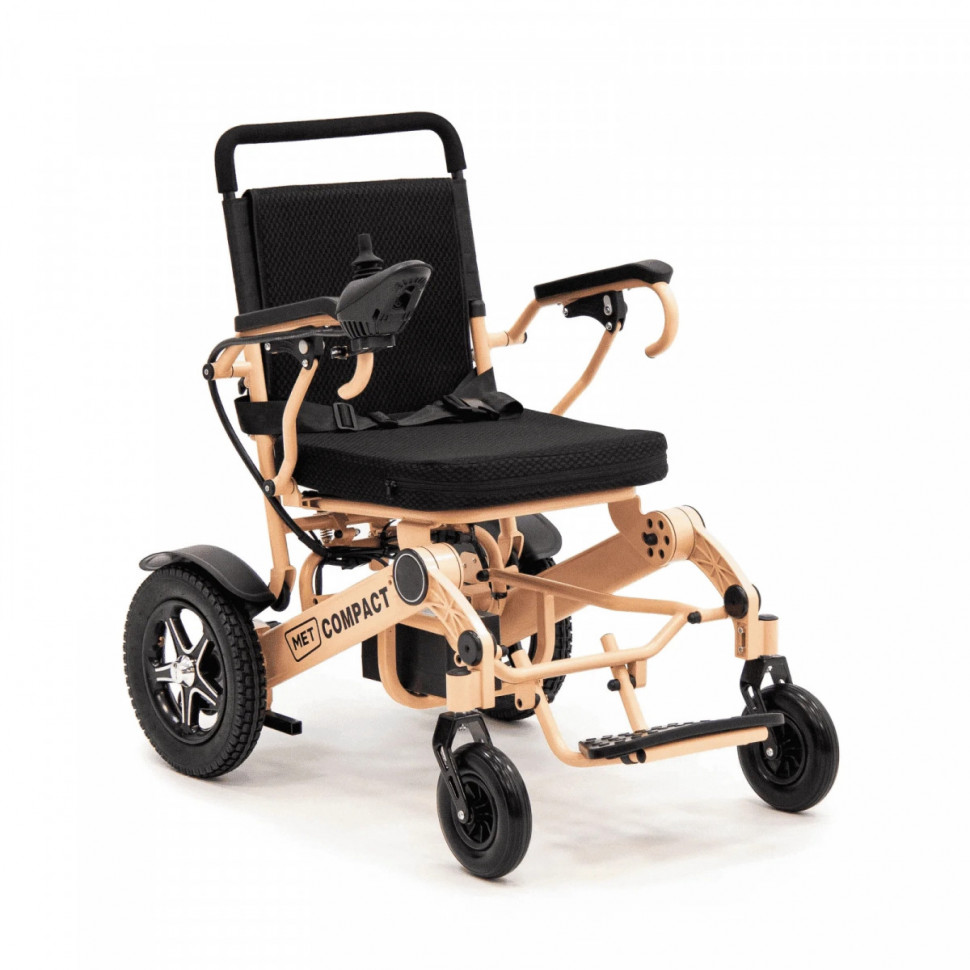 Кресло-коляска электр. MET Compact 35 (REPOW Power Wheel Chair-T610A MT-C35) цвет рамы розовый